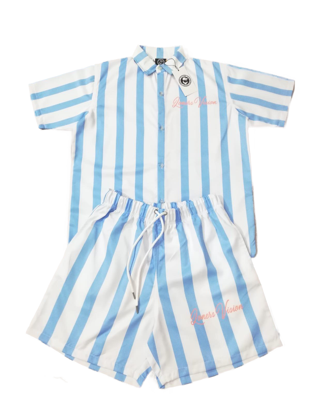 LV Havana Nights Striped Shorts