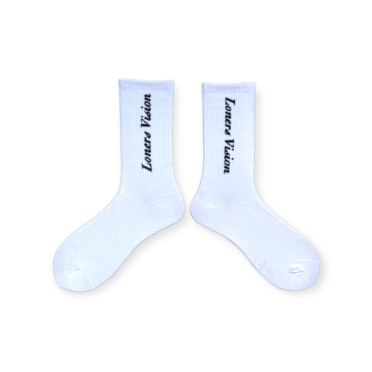 LV Tube Socks - White