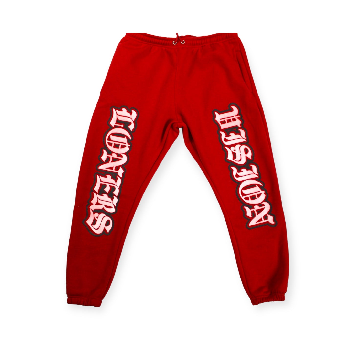 LV - 3D Graphic Sweatpants - Red