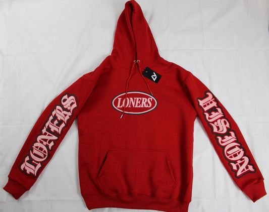 LV 3D Graphics Hoodie - Red